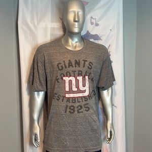 NY GIANTS TEAM Apparel Mens Size XXL Grey
